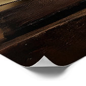 Poster Livres papillons impression, librairie nature vint (Coin)