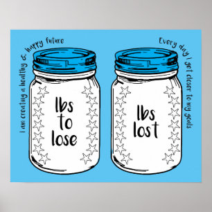 Poster Livres Perdues Club d'amincissement Motivation de