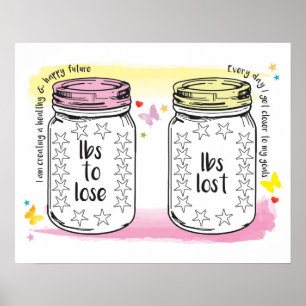 Poster Livres Perdues Motivationnelle Amincissement Perte