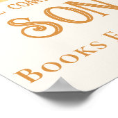 Poster Livres Pour Bébé Baby shower Soleil Signe (Coin)