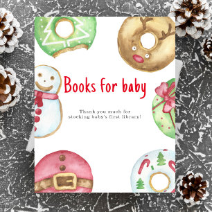 Poster Livres pour bébé shower d'hiver pour bébé