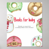 Poster Livres pour bébé shower d'hiver pour bébé (Devant)