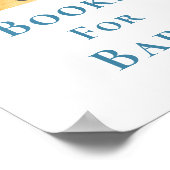 Poster Livres Pour Bébé Signe Baby shower Soleil-Thème (Coin)