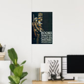 Poster Livres Recherchés (Bureau à domicile)