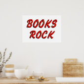 Poster Livres ROCK (Cuisine)