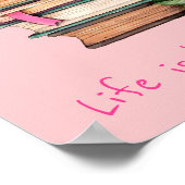 Poster Livres slogan de classe ou de bibliothèque poste d (Coin)