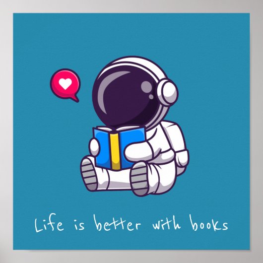 Poster Livres slogan salle de classe ou bibliothèque sall (Devant)