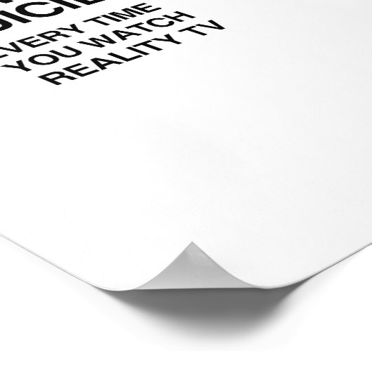 POSTER LIVRES SUICIDE COMMIT (Coin)