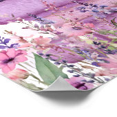 Poster Livres Whimsical Papillons & Fleurs sauvages Bienv (Coin)