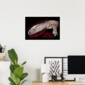 Poster Lizard à écran noir (Bureau à domicile)