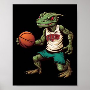 Poster Lizard Basket