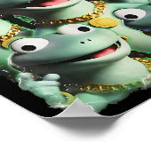 Poster Lizard Lizard Lizard Funny meme Lizard Bootleg Wei (Coin)