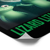 Poster Lizard Lizard Lizard Lizard Funny Lizard Moon Tren (Coin)