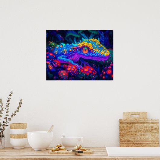 Poster Lizard lunaire (Cuisine)