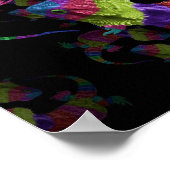 Poster Lizards arc-en-ciel (Coin)