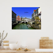 Poster Ljubljana, Slovénie (Cuisine)