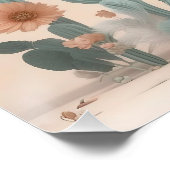 Poster Llama à selle dans le désert (Coin)