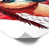 Poster Llama Cute Alpaca Valentines Day Animal  (Coin)