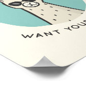 Poster Llama Drama (Coin)