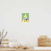 Poster Llama lackadaisical en vedette (Cuisine)