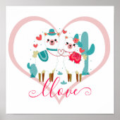 Poster Llama Llove (Devant)