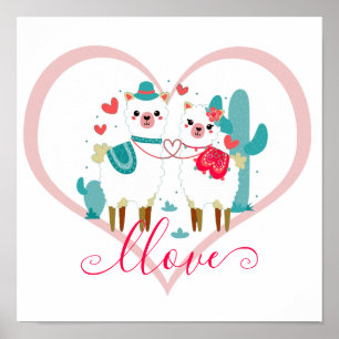 Poster Llama Llove