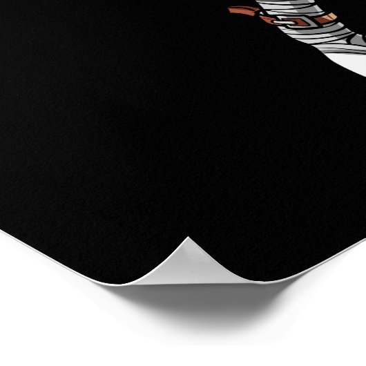 Poster Llama Ninja Samurai (Coin)