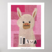 Poster Llama par Jill Connor (Devant)