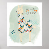 Poster Llama Squad - Pas de Prob-llama (Devant)
