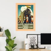 Poster Lloyd Triestino Indes (Bureau à domicile)