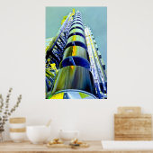 Poster Lloyd's Building London Art (Cuisine)
