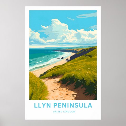 Poster Llyn Peninsula Royaume-Uni (Devant)