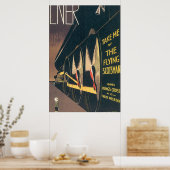 Poster LNER L'affiche Vintage voyage Flying Scotsman (Cuisine)