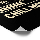 Poster Loading Chill Mode Palm R Vacation Humor Tech Meme (Coin)