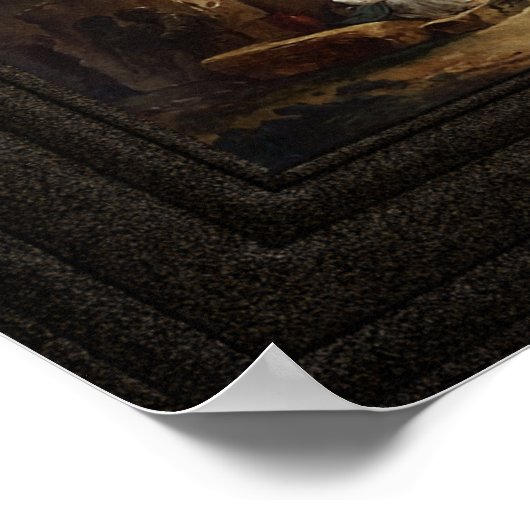 Poster L'Obélisque par Hubert Robert (Coin)