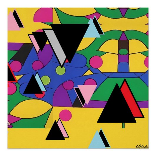 Poster L'objectif de la chute (Devant)