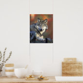 Poster Lobo gris (Cuisine)