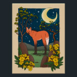 Poster Lobo Guará<br><div class="desc">O Lobo Guará - Maned Wolf</div>