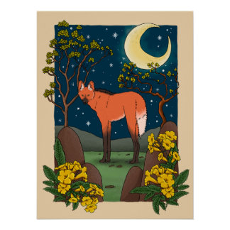 Poster Lobo Guará Perfect Poster