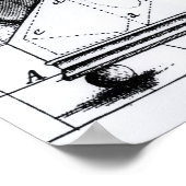 Poster L'obscurité de la caméra de la boîte à réflexe (Coin)