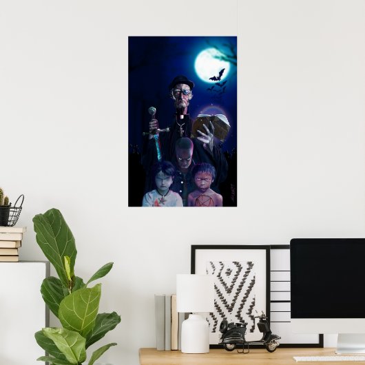 Poster L'observateur (Bureau à domicile)