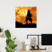 Poster L'observateur (Bureau à domicile)