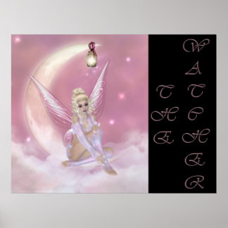 Poster L'observateur - Imaginaire Fae Print