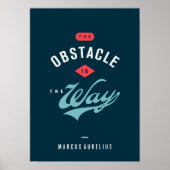 Poster L'Obstacle Est La Manière (Devant)