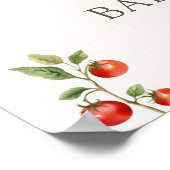 Poster Locally Grown Rustic Boho Baby Shower Welcome Sign (Coin)