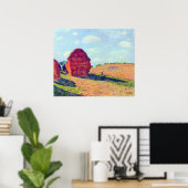 Poster Location de paille par Alfred Sisley (Bureau à domicile)