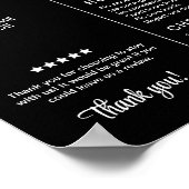 Poster Location de vacances moderne Accueil (Coin)