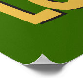 Poster Locavore Alimentation Lente (Coin)