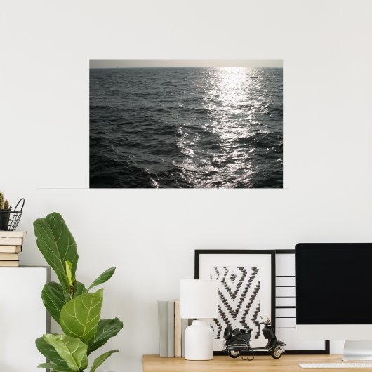 Poster L'océan (Bureau à domicile)