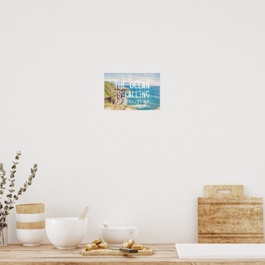 Poster L'océan est en train d'appeler - Maui Coast | Post (Cuisine)
